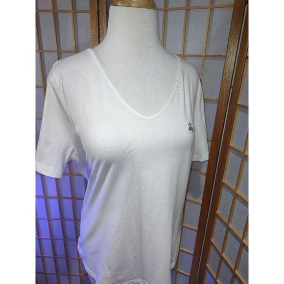 Brooks Bros 346 Lg V Neck Tee - Picture 12 of 13